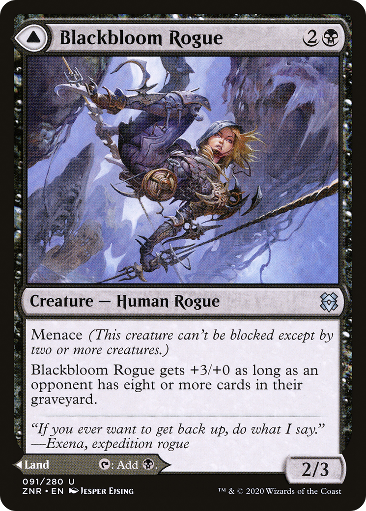 Blackbloom Rogue (91) [Zendikar Rising] foil - Deck Out Gaming