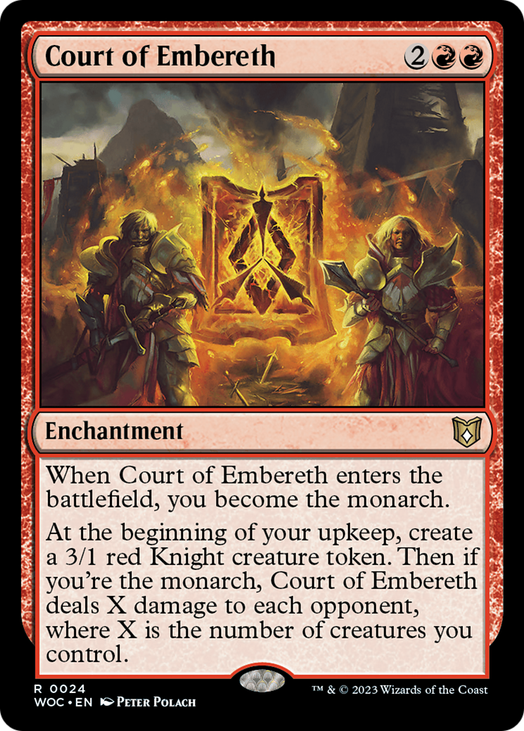 Court of Embereth (24) [Wilds of Eldraine Commander] - Deck Out Gaming