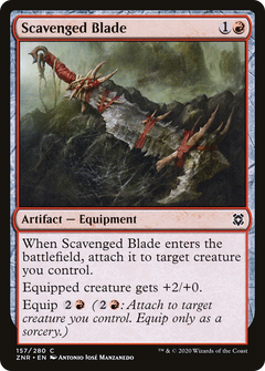 Scavenged Blade (157) [Zendikar Rising] foil - Deck Out Gaming