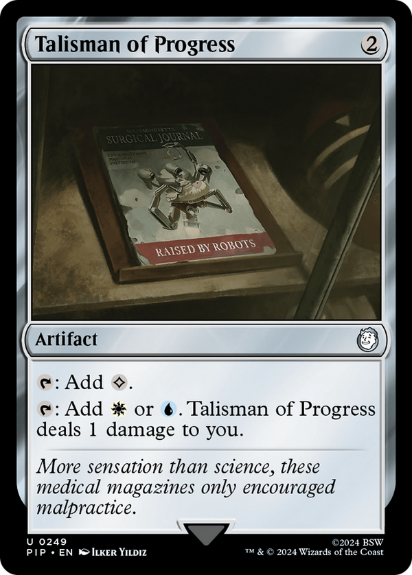 Talisman of Progress (249) [Fallout] foil - Deck Out Gaming