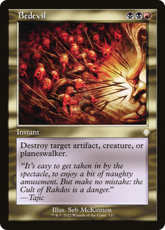 Bedevil (Retro Frame) (121) [Commander: The Brothers' War] - Deck Out Gaming