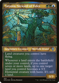 Tatyova, Steward of Tides (Textured Foil) (362) [Dominaria United] foil - Deck Out Gaming