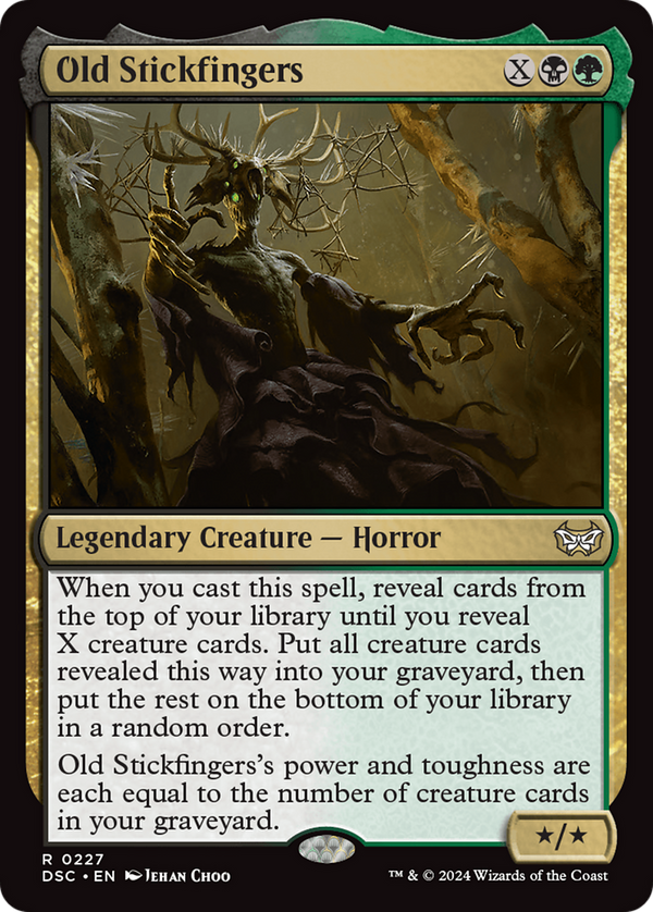 Old Stickfingers (227) [Duskmourn: House of Horror Commander] - Deck Out Gaming