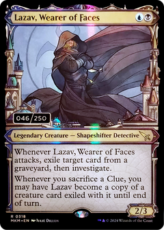 Lazav, Wearer of Faces (Serial Numbered) (318) [Murders at Karlov Manor] foil - Deck Out Gaming