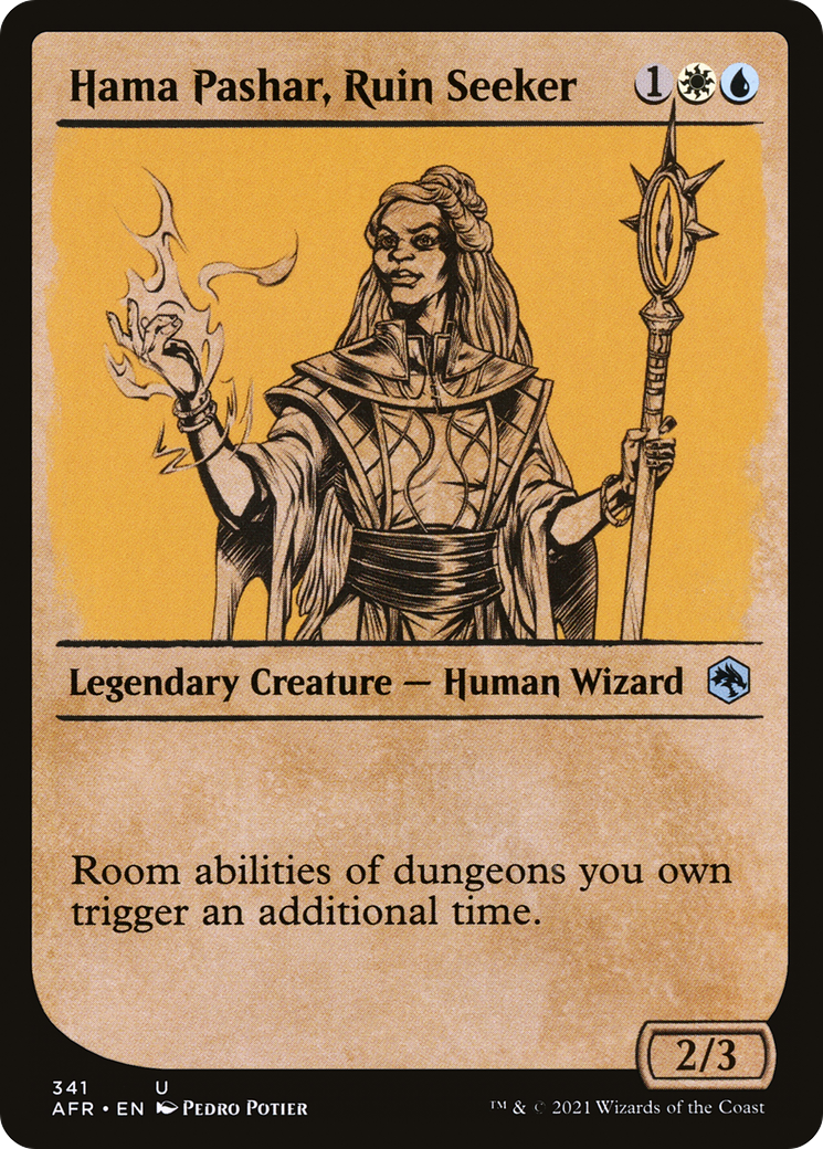 Hama Pashar, Ruin Seeker (Showcase) (341) [Adventures in the Forgotten Realms] - Deck Out Gaming