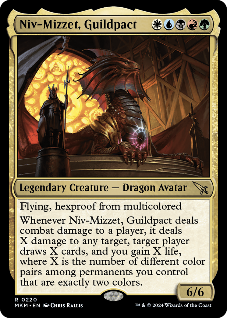 Niv-Mizzet, Guildpact (220) [Murders at Karlov Manor] foil - Deck Out Gaming