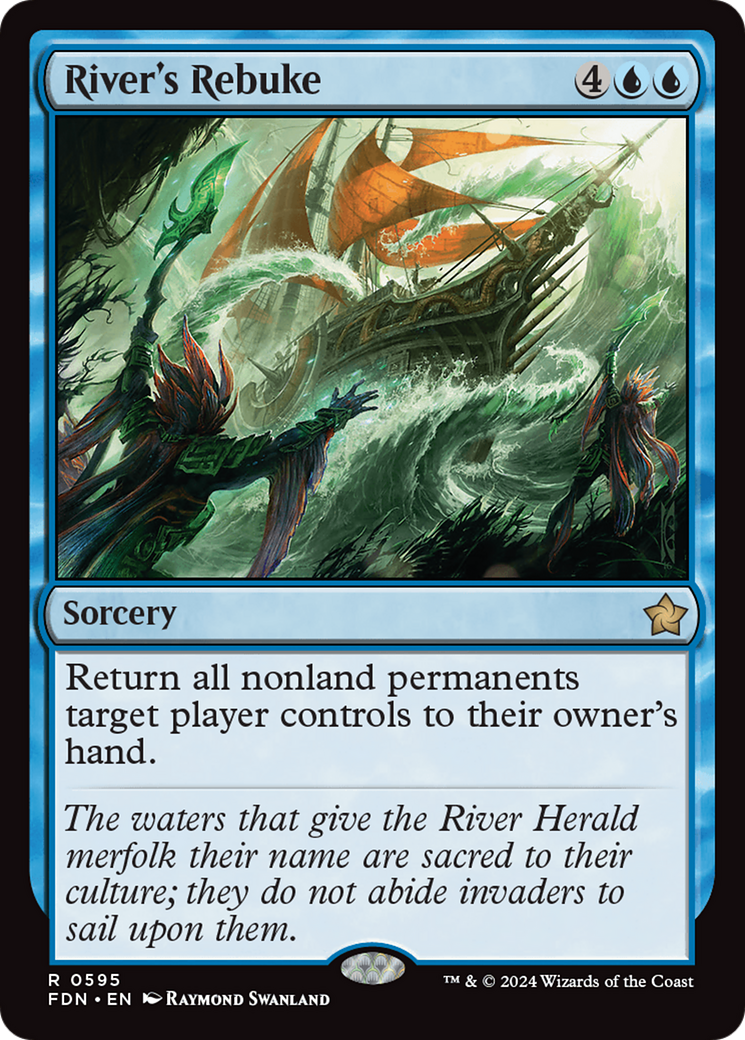 River's Rebuke (595) [Foundations] - Deck Out Gaming