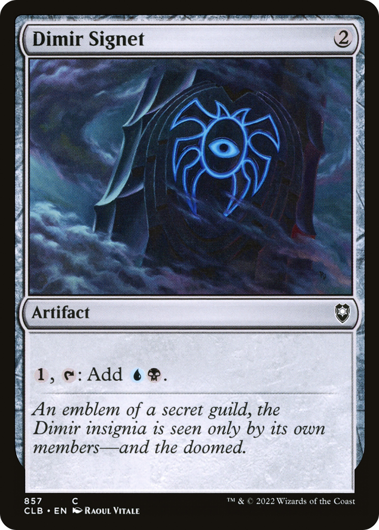 Dimir Signet (857) [Commander Legends: Battle for Baldur's Gate] - Deck Out Gaming
