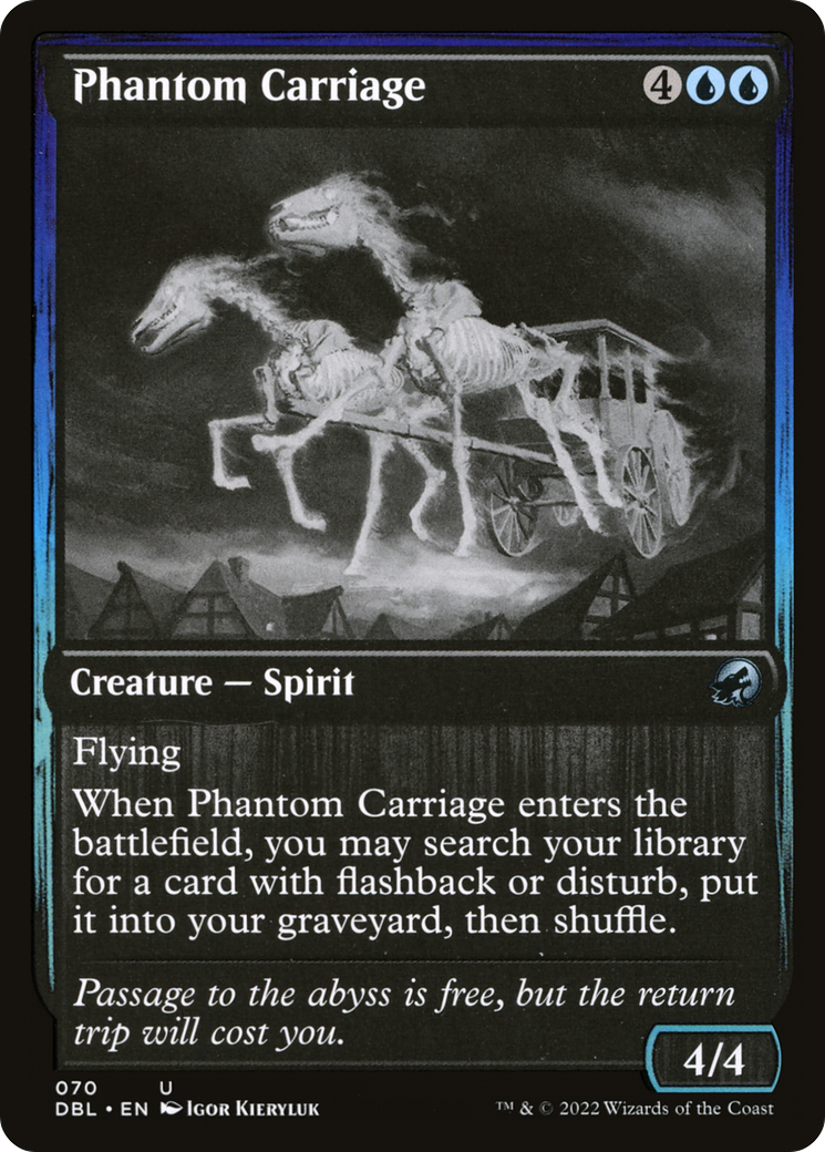 Phantom Carriage (70) [Innistrad: Double Feature] foil - Deck Out Gaming