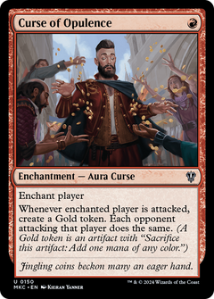 Curse of Opulence (150) [Murders at Karlov Manor Commander] - Deck Out Gaming