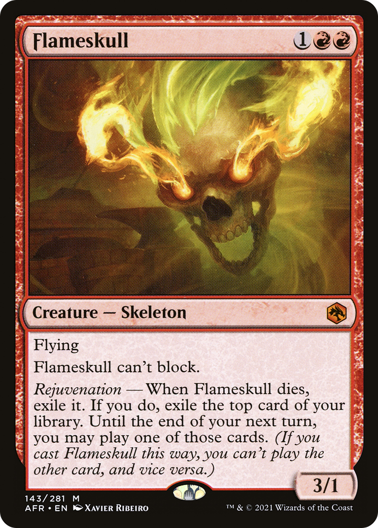 Flameskull (143) [Adventures in the Forgotten Realms] foil - Deck Out Gaming