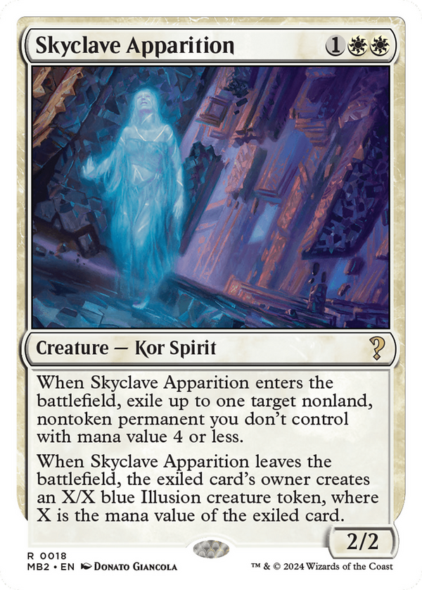 Skyclave Apparition (White Border) (18) [Mystery Booster 2] - Deck Out Gaming