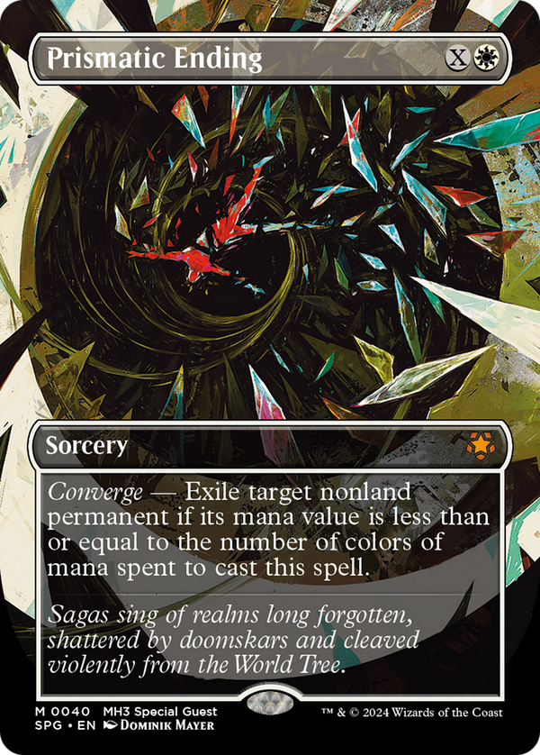 Prismatic Ending (Borderless) (40) [Special Guests] - Deck Out Gaming