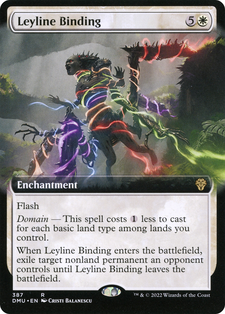 Leyline Binding (Extended Art) (387) [Dominaria United] foil - Deck Out Gaming