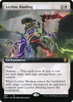 Leyline Binding (Extended Art) (387) [Dominaria United] foil - Deck Out Gaming