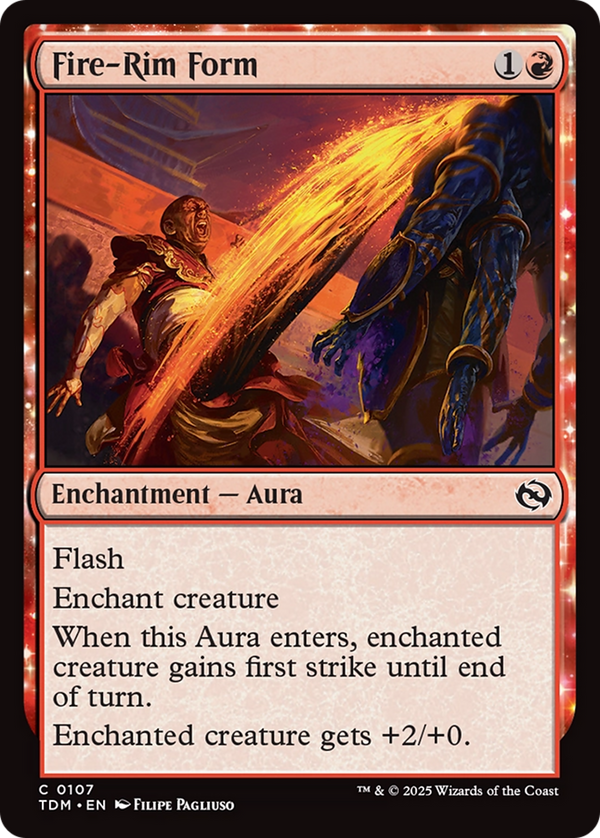Fire-Rim Form (107) [Tarkir: Dragonstorm] foil - Deck Out Gaming
