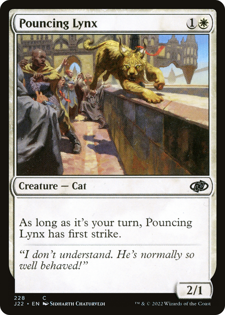 Pouncing Lynx (228) [Jumpstart 2022] - Deck Out Gaming