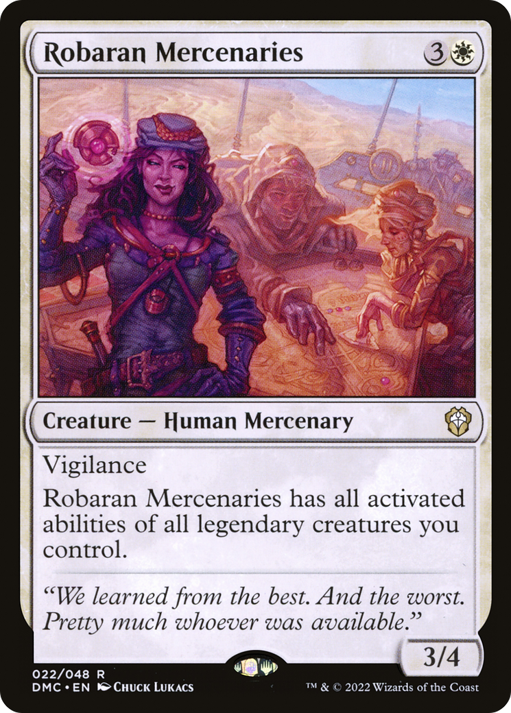 Robaran Mercenaries (22) [Dominaria United Commander] foil - Deck Out Gaming