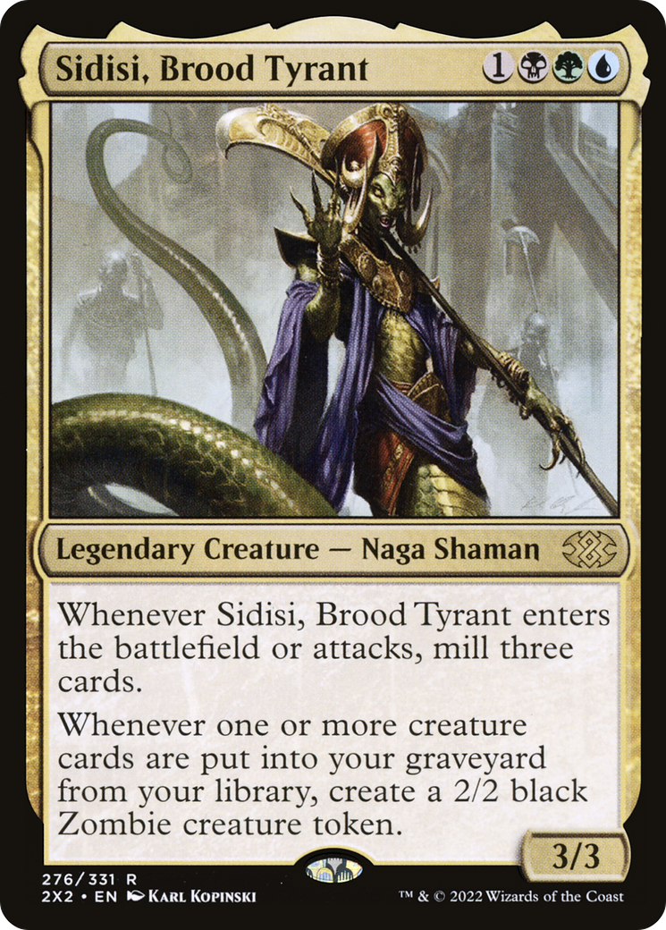 Sidisi, Brood Tyrant (276) [Double Masters 2022] - Deck Out Gaming