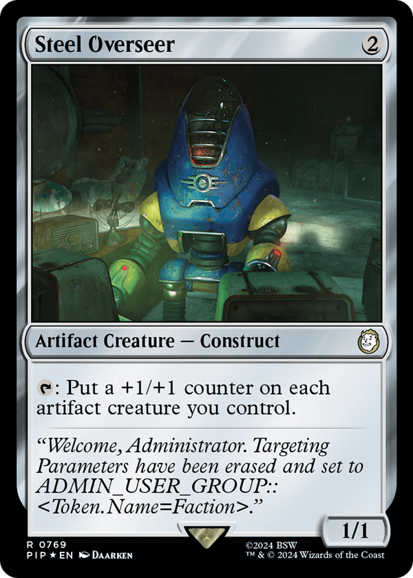 Steel Overseer (Surge Foil) (769) [Fallout] foil - Deck Out Gaming