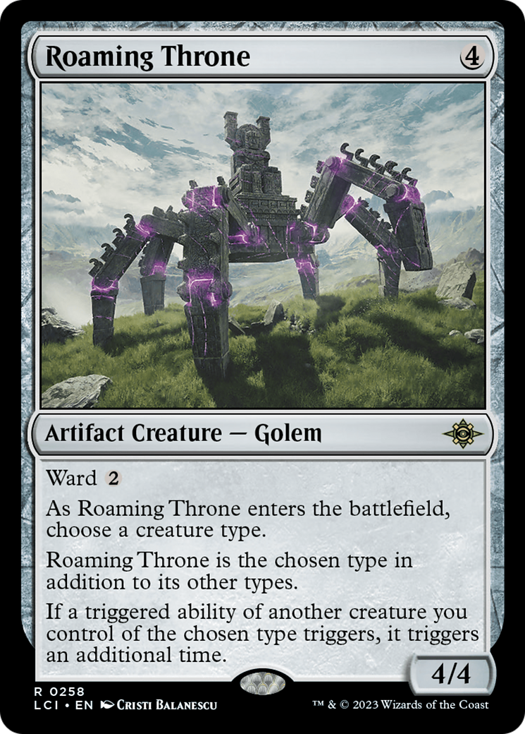 Roaming Throne (258) [The Lost Caverns of Ixalan] foil - Deck Out Gaming
