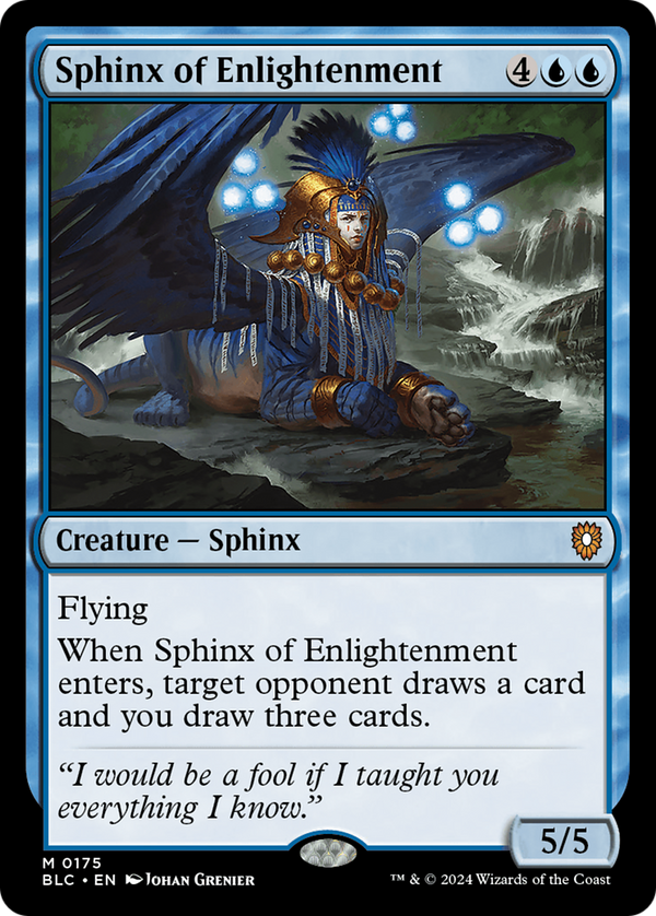 Sphinx of Enlightenment (175) [Bloomburrow Commander] - Deck Out Gaming