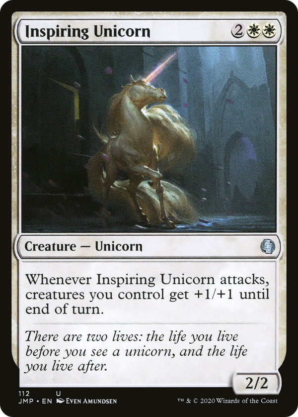 Inspiring Unicorn (112) [Jumpstart] - Deck Out Gaming