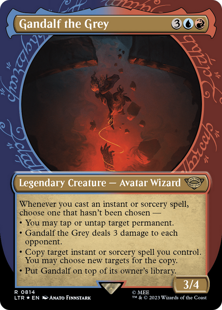 Gandalf the Grey (814) [The Lord of the Rings: Tales of Middle-earth] foil - Deck Out Gaming