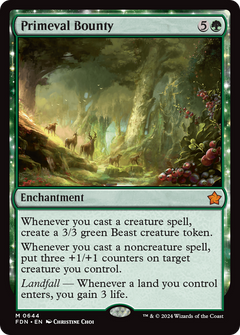 Primeval Bounty (644) [Foundations] - Deck Out Gaming