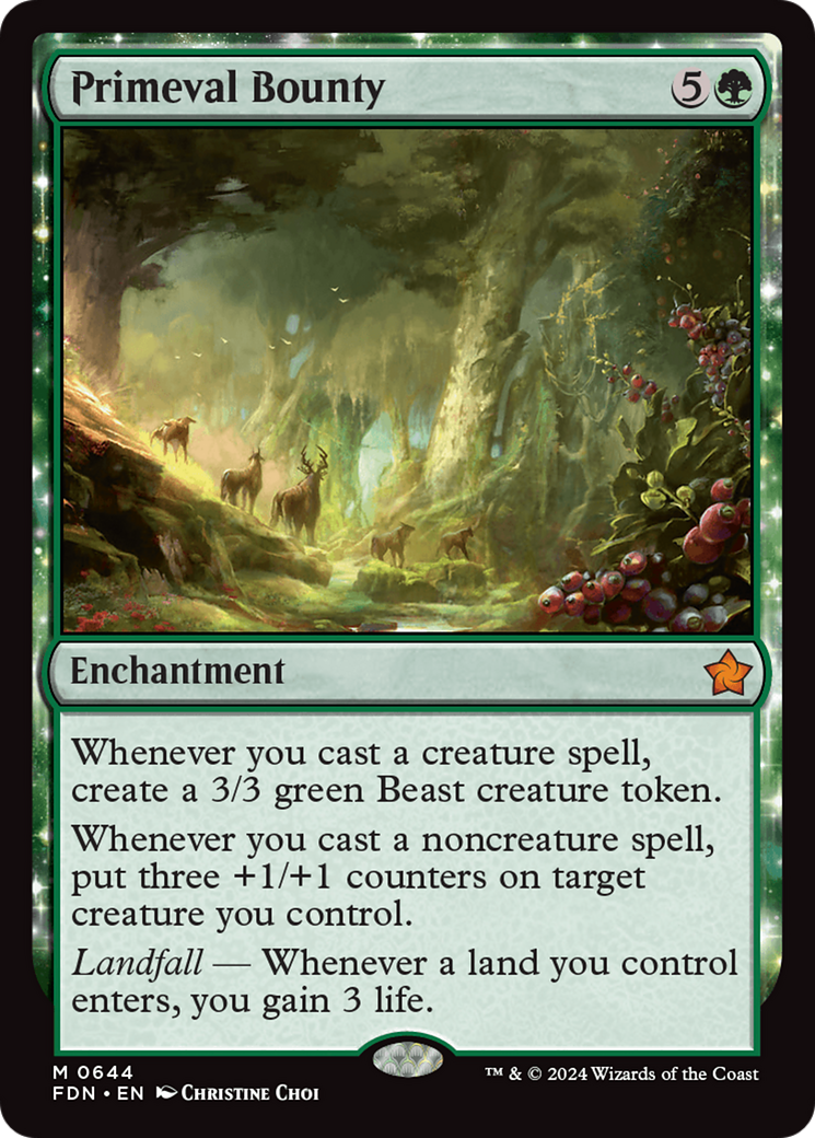 Primeval Bounty (644) [Foundations] - Deck Out Gaming