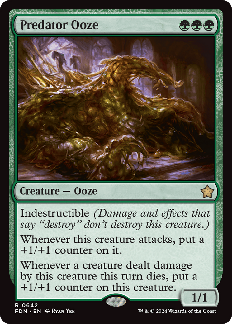 Predator Ooze (642) [Foundations] - Deck Out Gaming