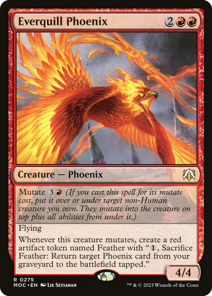 Everquill Phoenix (275) [March of the Machine Commander] - Deck Out Gaming