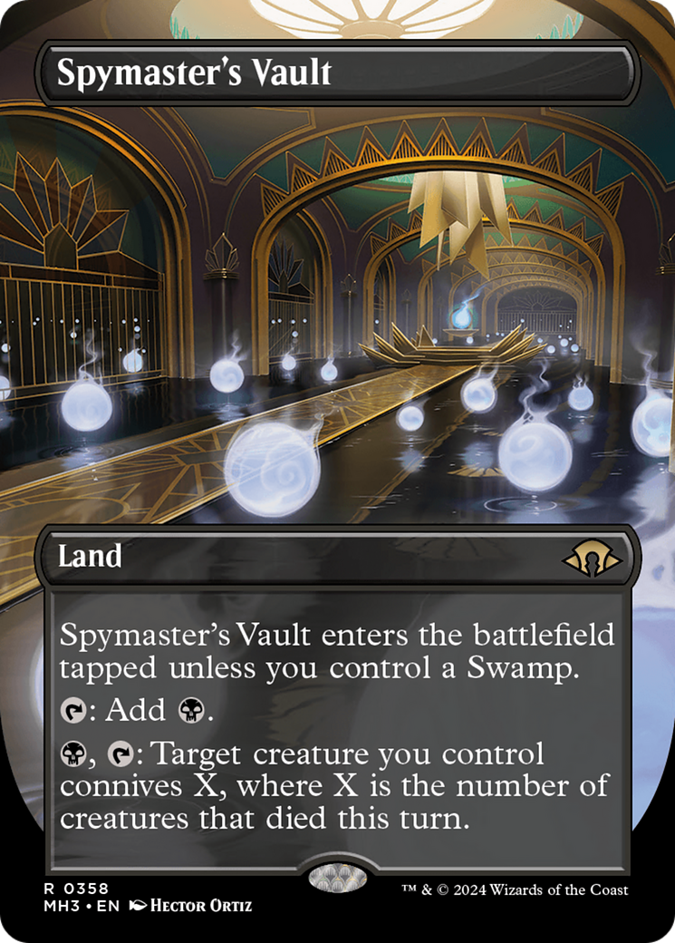 Spymaster's Vault (Borderless) (358) [Modern Horizons 3] foil - Deck Out Gaming