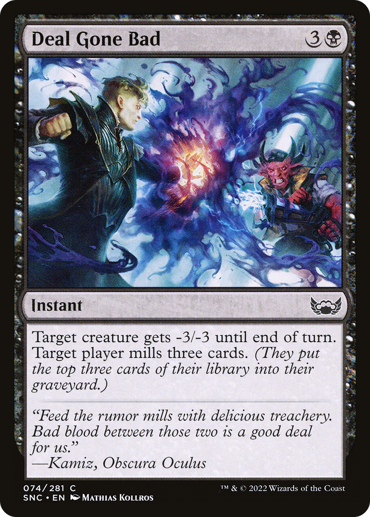 Deal Gone Bad (74) [Streets of New Capenna] foil - Deck Out Gaming
