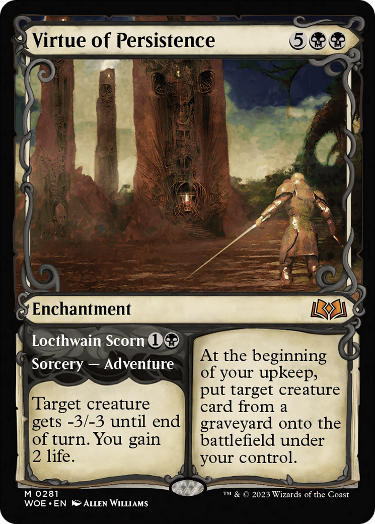 Virtue of Persistence (Showcase) (281) [Wilds of Eldraine] - Deck Out Gaming