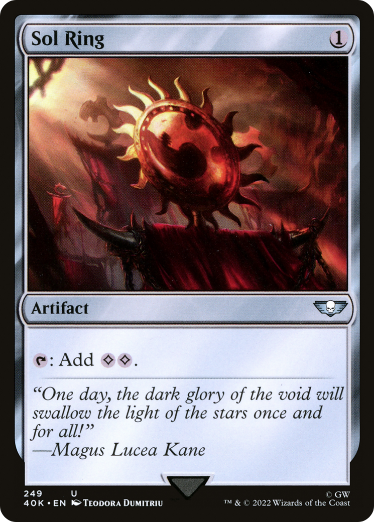 Sol Ring (249) (249) [Warhammer 40,000 Commander] - Deck Out Gaming