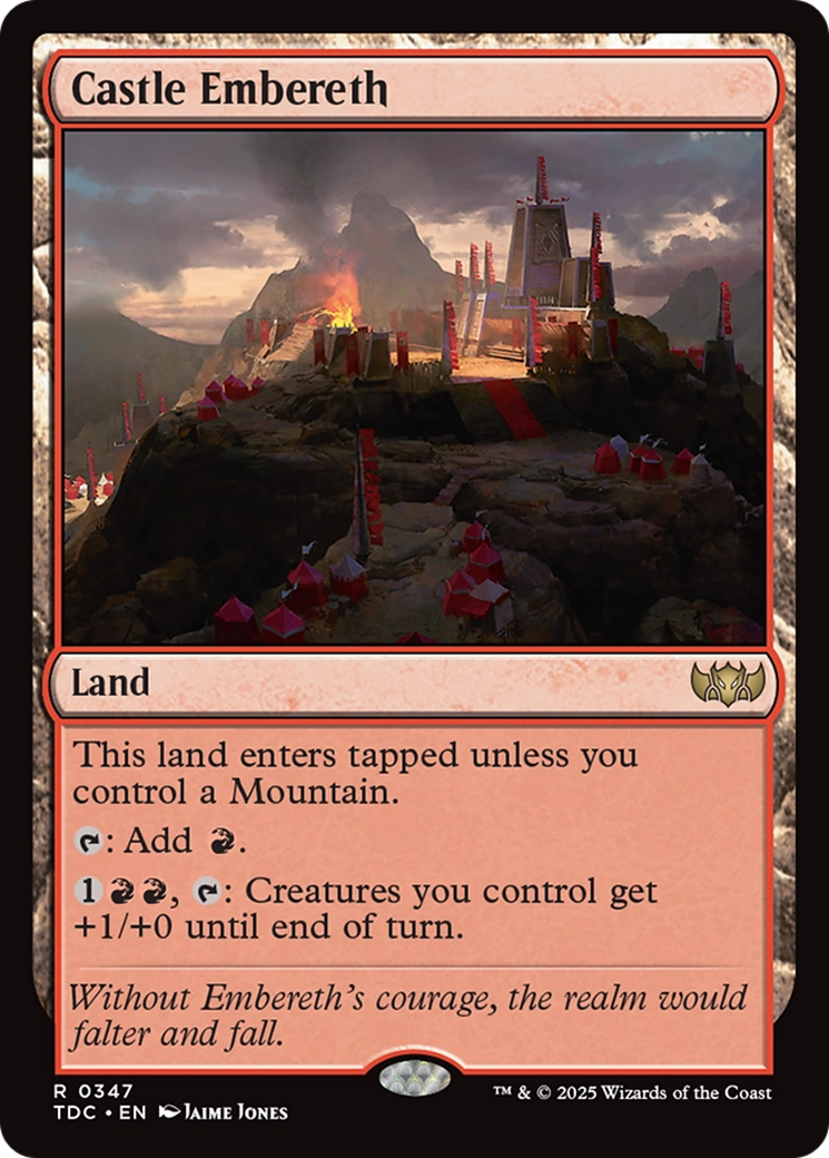 Castle Embereth (347) [Commander: Tarkir: Dragonstorm] - Deck Out Gaming