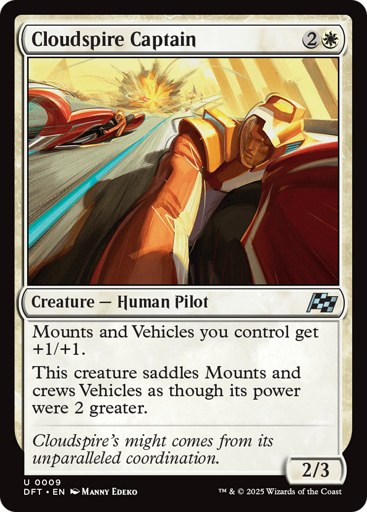 Cloudspire Captain (9) [Aetherdrift] - Deck Out Gaming