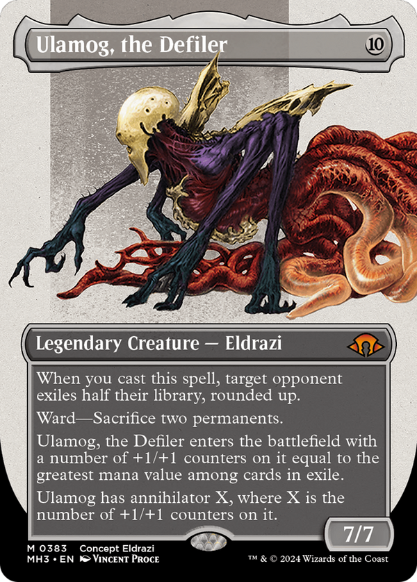 Ulamog, the Defiler (Borderless) (383) [Modern Horizons 3] - Deck Out Gaming