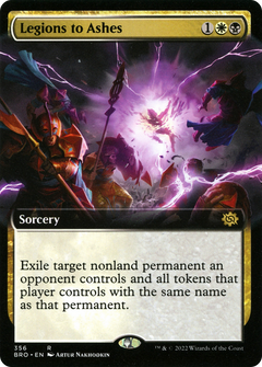 Legions to Ashes (Extended Art) (356) [The Brothers' War] foil - Deck Out Gaming