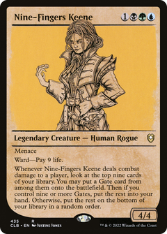 Nine-Fingers Keene (Showcase) (435) [Commander Legends: Battle for Baldur's Gate] foil - Deck Out Gaming