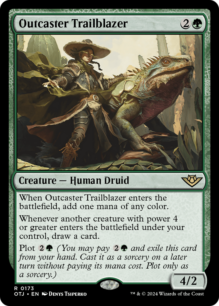 Outcaster Trailblazer (173) [Outlaws of Thunder Junction] - Deck Out Gaming