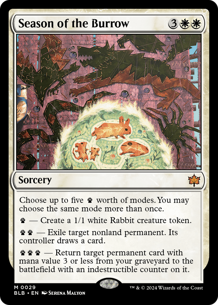 Season of the Burrow (29) [Bloomburrow] - Deck Out Gaming