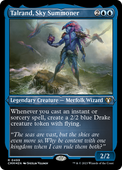 Talrand, Sky Summoner (499) [Commander Masters] etched - Deck Out Gaming