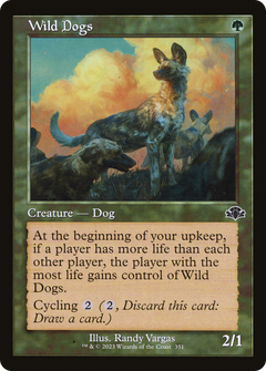 Wild Dogs (Retro Frame) (351) [Dominaria Remastered] - Deck Out Gaming