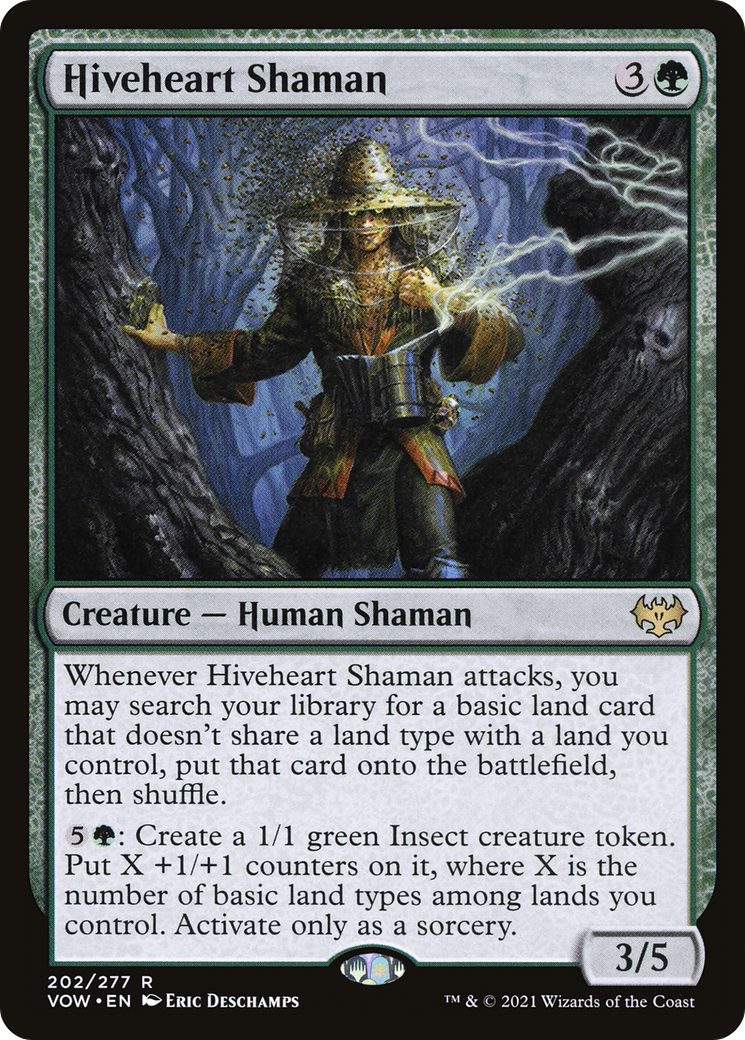 Hiveheart Shaman (202) [Innistrad: Crimson Vow] foil - Deck Out Gaming