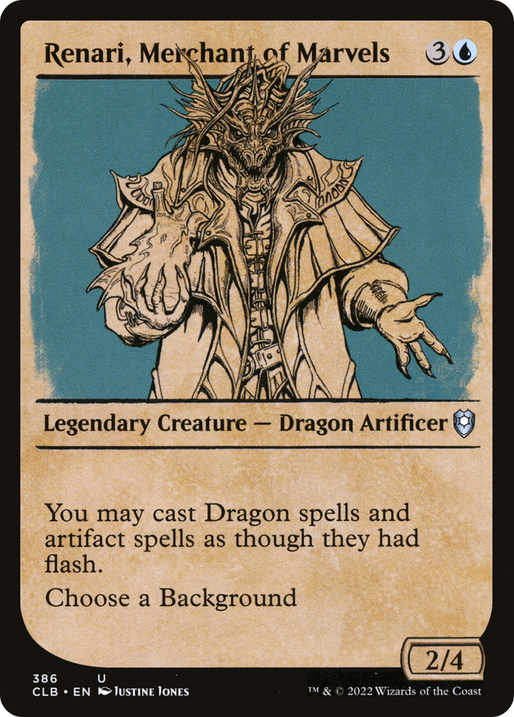 Renari, Merchant of Marvels (Showcase) (386) [Commander Legends: Battle for Baldur's Gate] foil - Deck Out Gaming