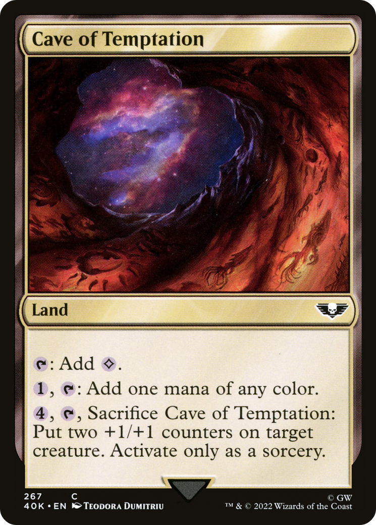 Cave of Temptation (267) [Warhammer 40,000 Commander] - Deck Out Gaming