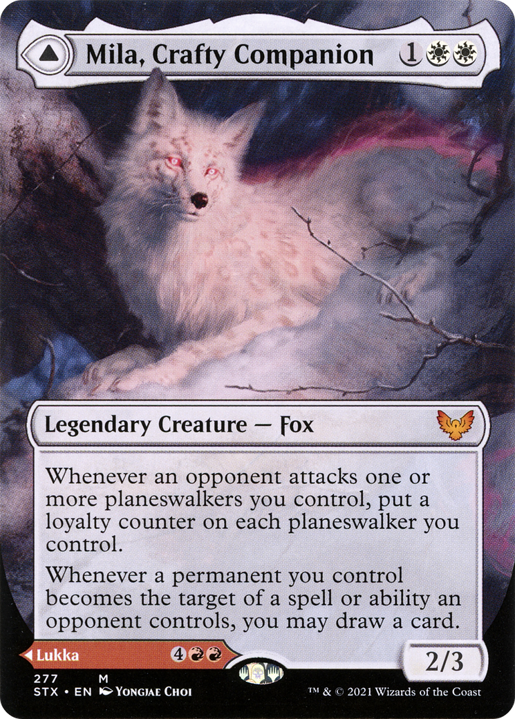 Mila, Crafty Companion (Borderless) (277) [Strixhaven: School of Mages] foil - Deck Out Gaming