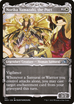 Norika Yamazaki, the Poet (Showcase) (311) [Kamigawa: Neon Dynasty] - Deck Out Gaming